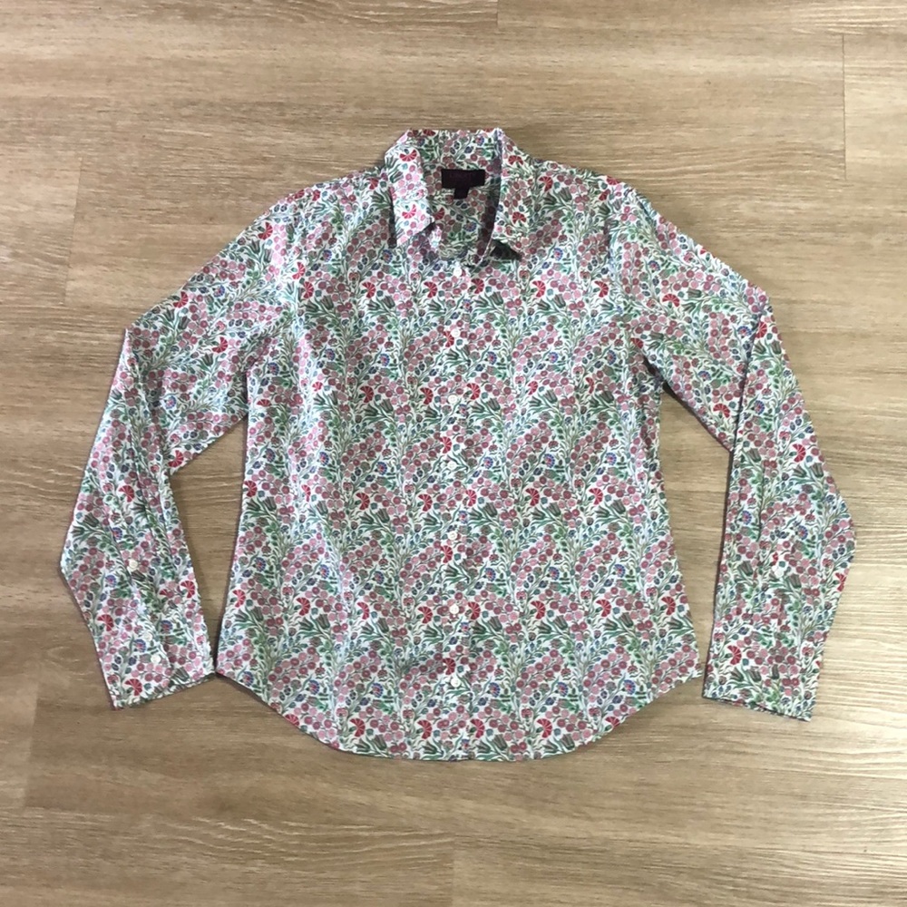 Liberty Art Fabric for J Crew, Blouse, Size 10